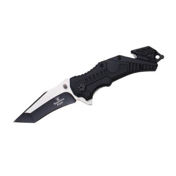 " Snake Eye " Military Style Action Assist Knife 4.5" Closed